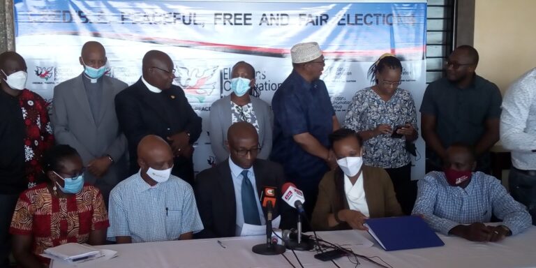 ELOG members during a press conference