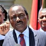 Wiper Leader Kalonzo Musyoka addressing a press conference at the party headquarters in Nairobi/FILE