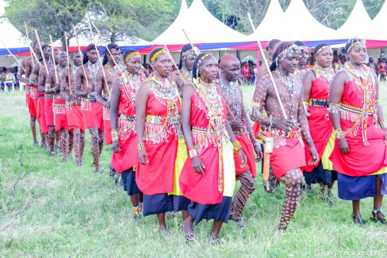 Maasai cultural dancers at past event