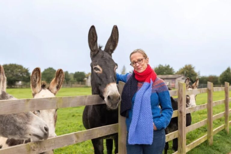 Marianne Steele, The Donkey Sanctuary CEO in Kenya.